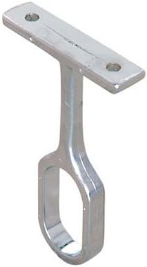 Oval Closet Rod Center Support Bracket Polished Chrome Finish