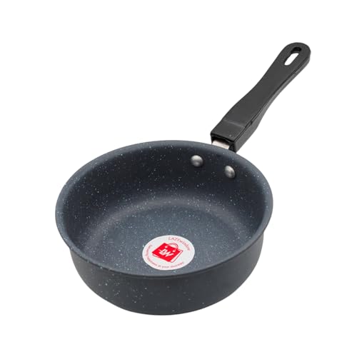 Image of LAZYwindow Nonstick Baby Sauce Pan /Frying Pan 17cm Dia, (Base Colour Grey) Pack of 1
