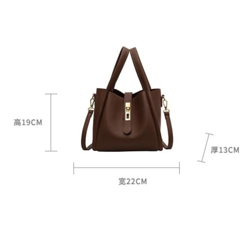 Trendy Vintage Bucket Bag for Women Ladies Vintage Crossbody Bucket Bag Shoulder Handbag Suitable for Work Shopping Travel2