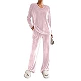 【Ensembles pyjama femme】 : cet ensemble composé d'un haut à manches longues et d'un pantalon crée une allure élégante et structurée. Très extensible, doux et confortable, il offre une grande liberté de mouvement.