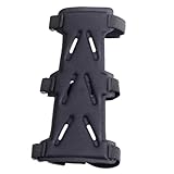 Gatuida Elastischer Armschutz für Bogenschießen Atmungsaktiver Unterarmschoner mit Dicker Polsterung für Rechts Linkshänder Schutz vor Bogensehnenverletzungen Robuste Archery Arm Guard