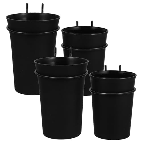 Milisten 4 Organizadores para Tableros Perforados, Cajas de Almacenamiento para Tornillos, Soporte para Destornilladores, Contenedores de Plástico y Acero, Set de 4 Piezas (2 Grandes 2