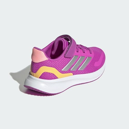 Image of adidas Kids' Marvel Run Falcon 5 Elastic Lace & Strap Shoe