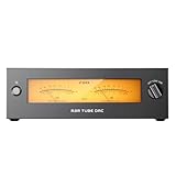 FIIO Warmer R2R Desktop Tube Buffer & R2R DAC/Amp – Fully Differential 24-Bit R2R Resistor Ladder, Dual VU Meters, 46W Linear Power Supply, USB/Optical/Coaxial Inputs, RCA/XLR Output (Black)