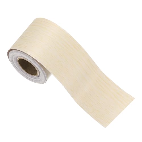 Image of PATIKIL Wood Grain Tape 2 inch x 32 ft, Self-Adhesive Wood Texture Repair Tape Realistic Wooden Effect Patch for Furniture Cabinets Floor Walls, White Oak