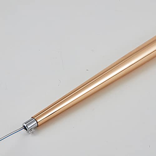 Lustre suspension LED cylindrique doré design créatif RAGGZZ d'architecte - 6