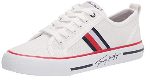 Tommy Hilfiger womens Twglorie Sneaker, White137, 9 US