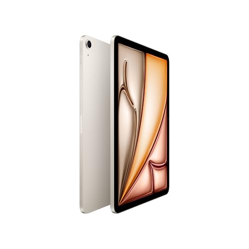 Image of Apple iPad Air 11-inch with M3 chip Built for Apple Intelligence, Liquid Retina Display, 512GB, 12MP Front /Back Camera, Wi-Fi 6E, Touch ID, All-Day Battery Life - Starlight