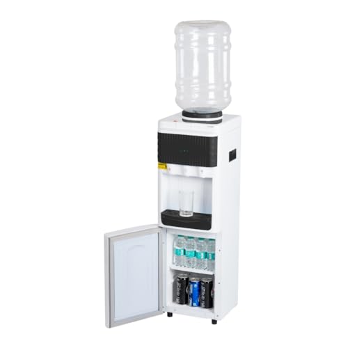Image of Rockwell Floor Standing Hot, Cold & Normal Water Dispenser | Storage Cabinet Below, Child Safety Lock, Sturdy Build, Best for Offices, Shops & Commercial Use, Black