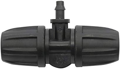 Hose Connector 8 / 11mm to 4 / 7mm Hose Connector with Lock Nut Agriculture Irrigation System Hose Connector Greenhouse Water Adapter 50 Pcs