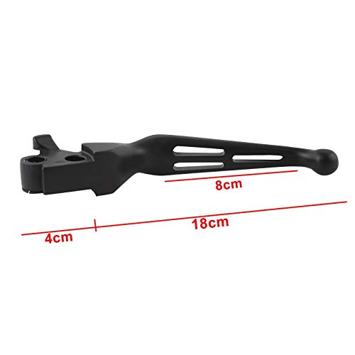 Manetas Freno Embrague Set Stripe Compatible para Harley Davidson Dyna Switchback 12-16 Negro