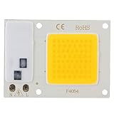 chip led 30w 12v Color de luz blanca cálida, bajo consumo de energía y falla de poca luz.
