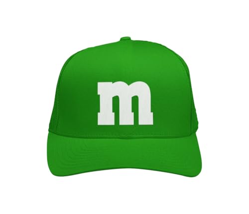 MM Mesh Cap – Basecap – M und M Damen Kostüm Zubehör – Gruppen Baseballcap für Karneval, Fasching, Festival & JGA – bunte M&M Verkleidung Mütze – Partyhut für Damen & Herren – Unisex One Size