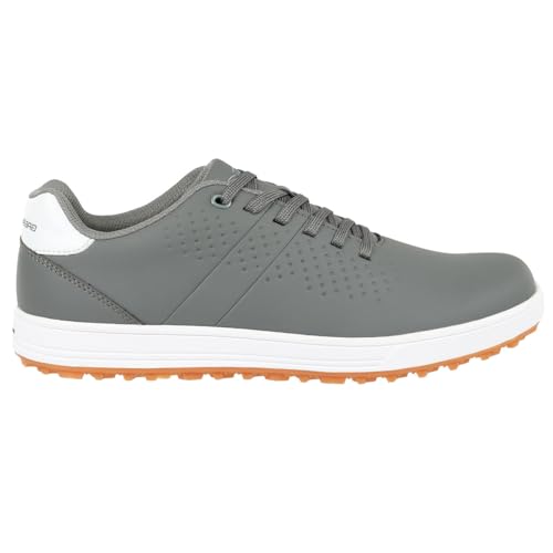 Greg Norman Bandit   Zapatos de golf impermeables sin pinchos para hombre, gris, 42 1/3 EU