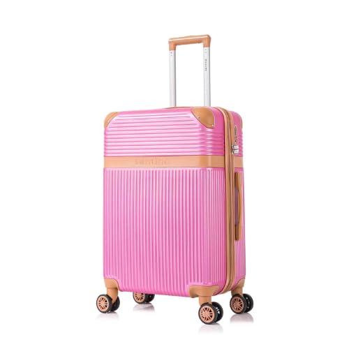 Mala de Viagem Médiaa de Despacho 23 kg Rígida ABS com 4 rodas duplas 360º e trava de segredo numéri