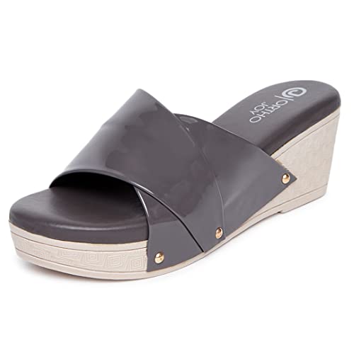 Image of ORTHO JOY Fancy doctor slippers | Soft chappal for women | Comfortable wedges sandals for women stylish