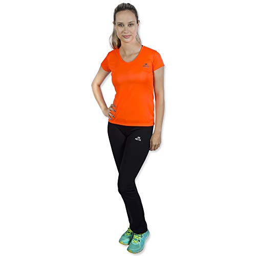 Camiseta Color Dry Workout Ss - Muvin - Cst-400 - Laranja Fluor - G