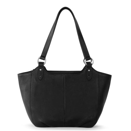 Image of The Sak Bolinas Leather Satchel - Spacious Shoulder Bag with Zip Closure