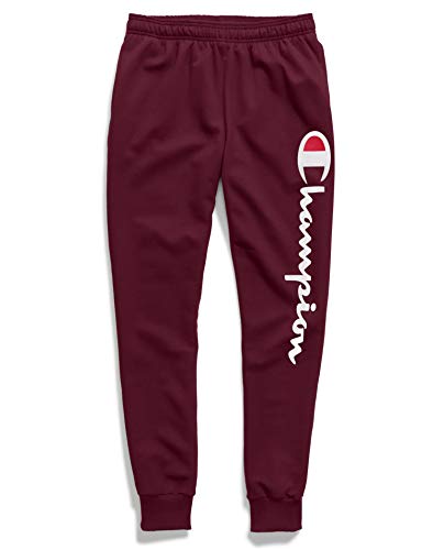 Champion Powerblend Jogger - Screenprint Y07234 Maroon 2XL