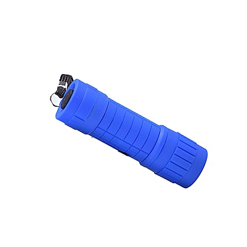 wueiooskj Lampe de poche LED essentielle pour tous les types d'activités de plein air ensemble de lampe de poche ABS multifonctionnel torche Durable, Bleu