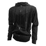 Sudadera con capucha estilo americano para hombre, de terciopelo grueso, cálida, a prueba de frío, sudadera pesada con texto en inglés