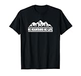 ノーマウンテンノーライフ ロッククライミング エイドクライミング フリークライング アルパインクライミング 登攀 登山 Tシャツ