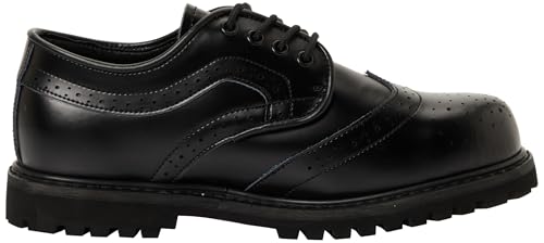 Chaussures à lacets noir Brandit Budapester cuir véritable EU41 - 4