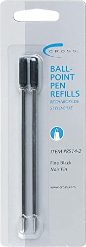 Cross 85142 Refills For Ballpoint Pens, Fine, Black Ink, 2/Pack #TOP2