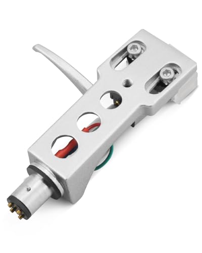 Silver Headshell, AT-3600L Magnetic Cartridge Stylus Fit for Pioneer PLX-1000 PL-518 PL-530 PL-A...
