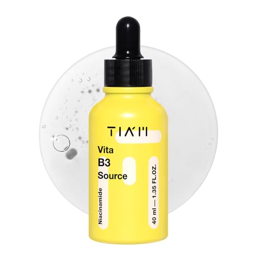 TIAM| Vita B3 Quelle | Koreanisches Hautpflegeserum| Niacinamid und Alpha-Arbutin | Gesichtsfeuchtigkeitscreme Niacinamid-Serum | Hautaufhellendes Serum Gesichtspflege | Seren Hautpflegeprodukte