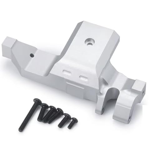 Support moteur TRX-4 et TRX-6 en métal argenté pour voiture RC 1/10