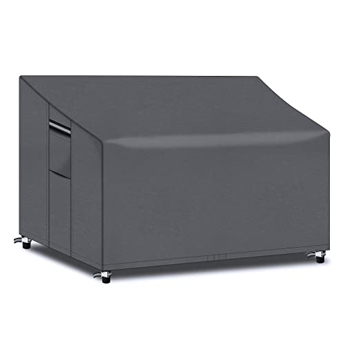 Gartenbank Abdeckung, Gartensofa Abdeckung Wasserdicht,3-Sitzer Sofas Bank Abdeckung Loungesofa
