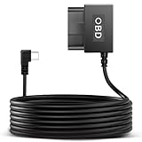 YEEKAATOS 直結電源ケーブル ドライブレコーダー 駐車監視降圧ケーブル OBD接続 ダッシュ カム OBD ハードワイヤー キット、 11.6-16V から 5V/2.5A、低電圧保護付き、24 時間駐車監視、ダッシュ カム、GPS、レーダー用 プラグアンドプレイ(Type-C USB)