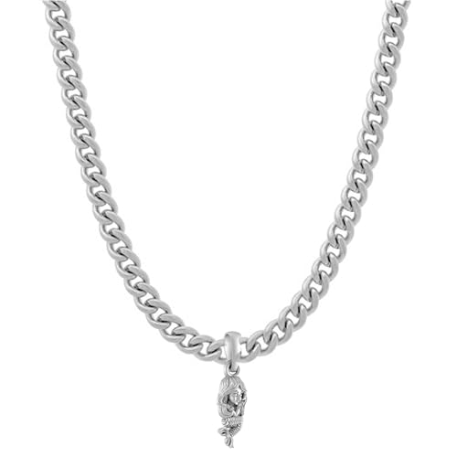Pendentif en argent sterling 925 et sa chaîne sirène divine élégante