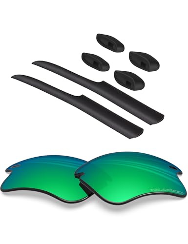 Image of BLAZERBUCK Polarized Replacement Lenses & Sock Kit for Oakley Fast Jacket XL OO9156 Sunglass