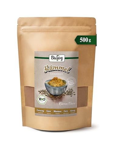 Biojoy Alcaravea molida Orgánica (500 g), Polvo de Alcaravea (Carum carvi)