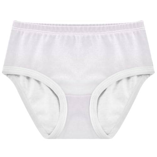 Joisal White Gradient Ombre Girl Panties Cute Girls Underwear Toddler Cotton Colorful Briefs Underpants 2t