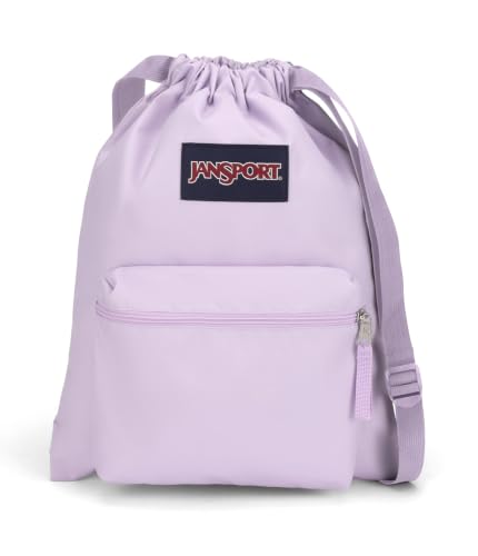 Image of JanSport Draw Sack - Adjustable Drawstring Gym /Travel Bag | Ultra-lightweight and famously durable, the JanSport Draw Sack is your ultimate grab-and-go bag for daily essentials.