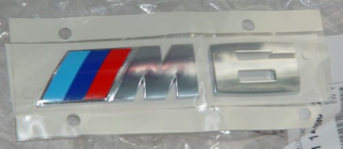 EuroActive Genuine BMW E63 E64 6 Series 2004-2010 M6 Emblem Badge Factory Sealed