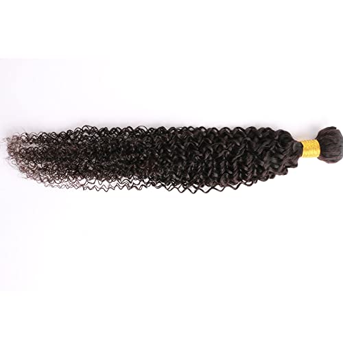 Huarisi 1 Bundle Kinky Curly Bundles 28 Inch Long Curly Weave Human Hair 8a Unprocessed Brazilian Virgin Hair Extensions 100g Sew in for Black Women - Image 2