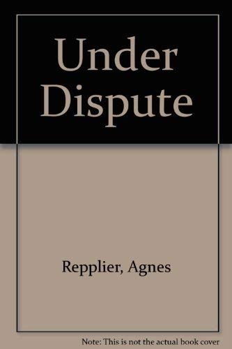 Under Dispute 0836926684 Book Cover