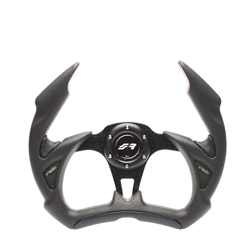 Simoni Racing Volante Deportivo X5 Stealth 350mm - Negro