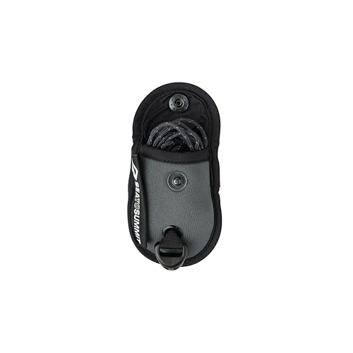 Sea to Summit - Lite Line Clothesline 3.5m - No Pegs Needed - Tiny & Compact - Dual Reflective Cord With Beads - For Backpacking & Camping - Black - 25g