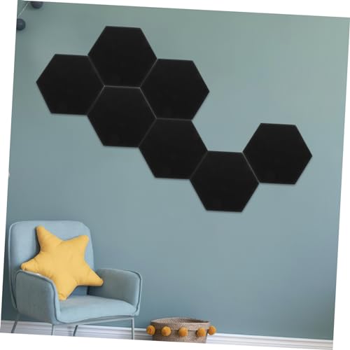 Mikinona 8pcs Paneles Acústicos de Fieltro Absorbentes de Sonido para Reducción de Ruido en Estudios, Oficinas y Hogares miniatura 2