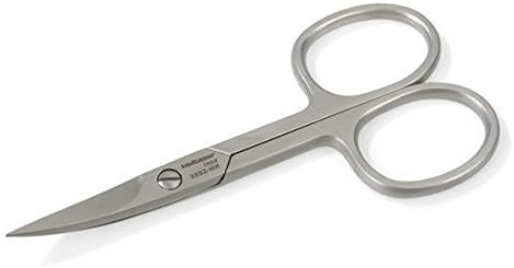 Stainless Steel First Quality Curved Nail Scissors in Matte Finish. Made by Malteser in Germany by Malteser