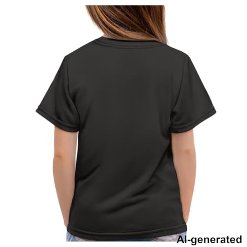 Image of Novelty 3D Graphic T Shirts for Kids Crew Neck Funny Animal Print Short Sleeve Girls Tshirts 3-16 Years