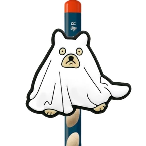 WZZHHJ ハロウィン 漫画 ペンキャップ - かわいいカボチャ/幽霊の形 ・ 3cm 伸縮自在スタイル ・ 丈夫で環境に優しい素材 - パーティーギフト、学校の教室、オフィスの文房具に最適 (11)