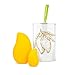 Spugna Beauty Blender Spugnette Trucco Spugnetta Fondotinta Spugnette Make Up per Fondotinta Spugna Trucco senza Lattice per Liquidi Creme e Polveri Glov Mango Set 2 Pezzi