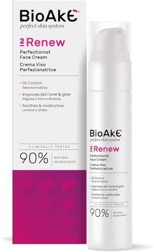 BioAke Crema Hidratante Anti-Imperfecciones – Ligera, Efecto Mate, para Piel Grasa, Mixta y con Acné – Control de Sebo y Poros – 50 ml
