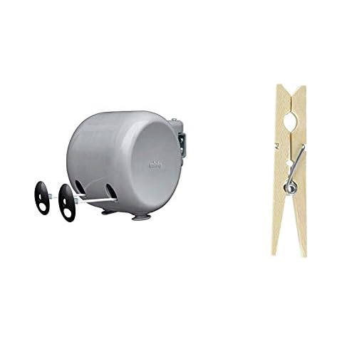 Minky 30m Retractable Washing Line with Pegs Cover